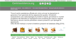 Desktop Screenshot of centriassistenza.org